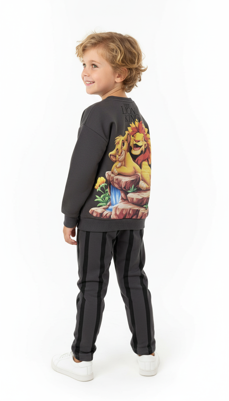 Hakuna Matata Lion King Sırt Baskılı Eşofman Takımı