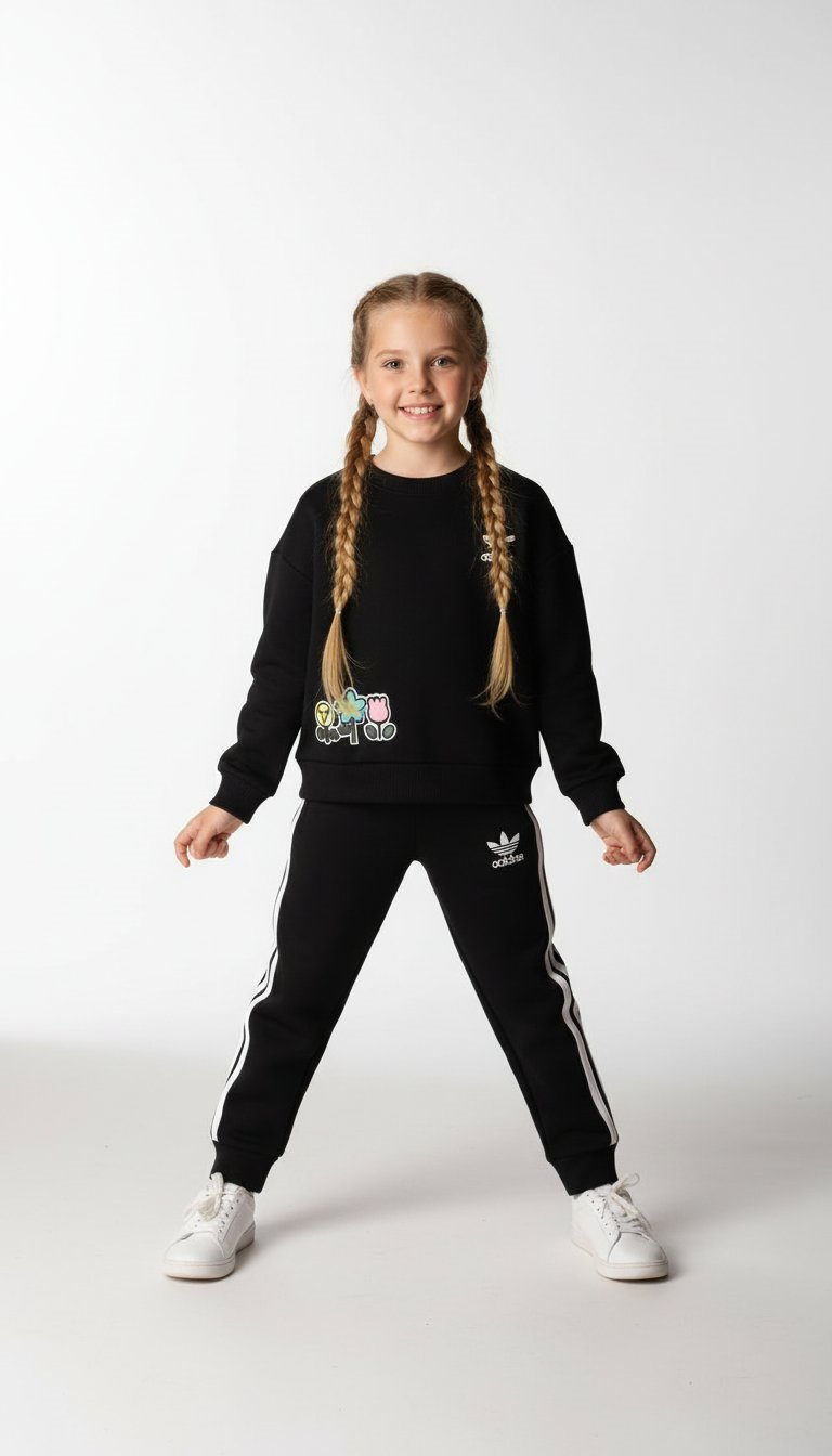 Hello Kitty Spor Logolu Şardonlu Eşofman Takımı