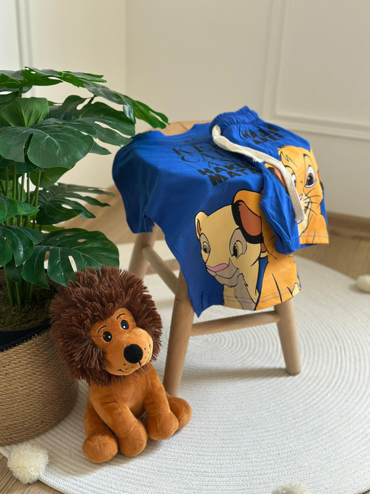 Keep Calm Lion King Şortlu Takım