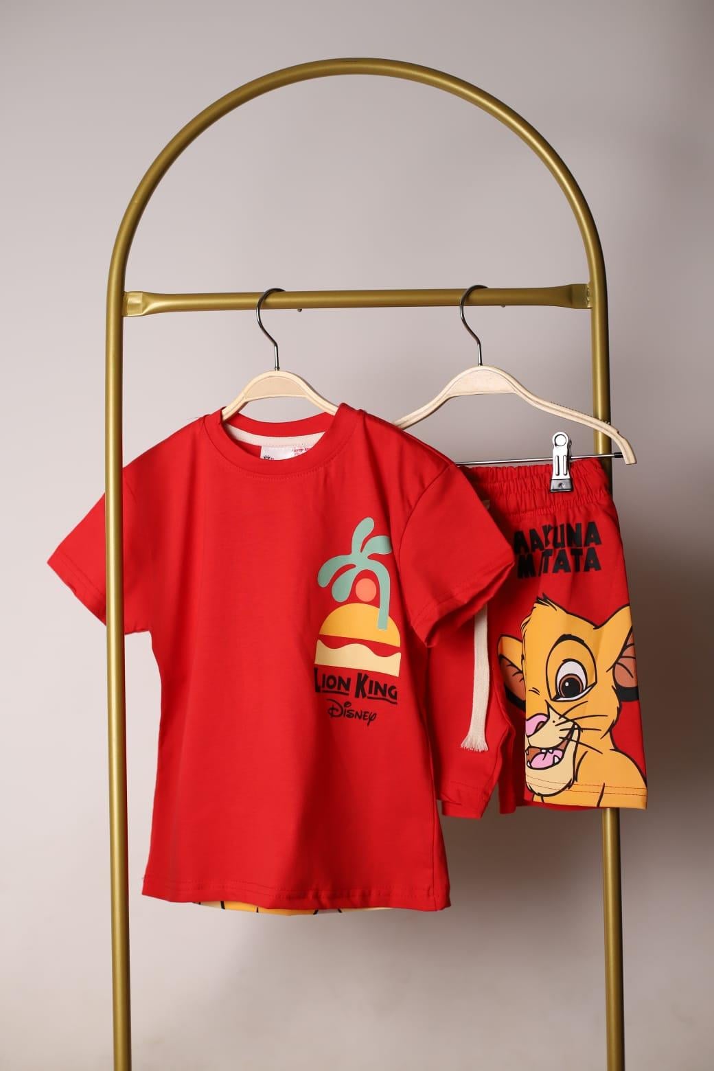 Keep Calm Lion King Şortlu Takım