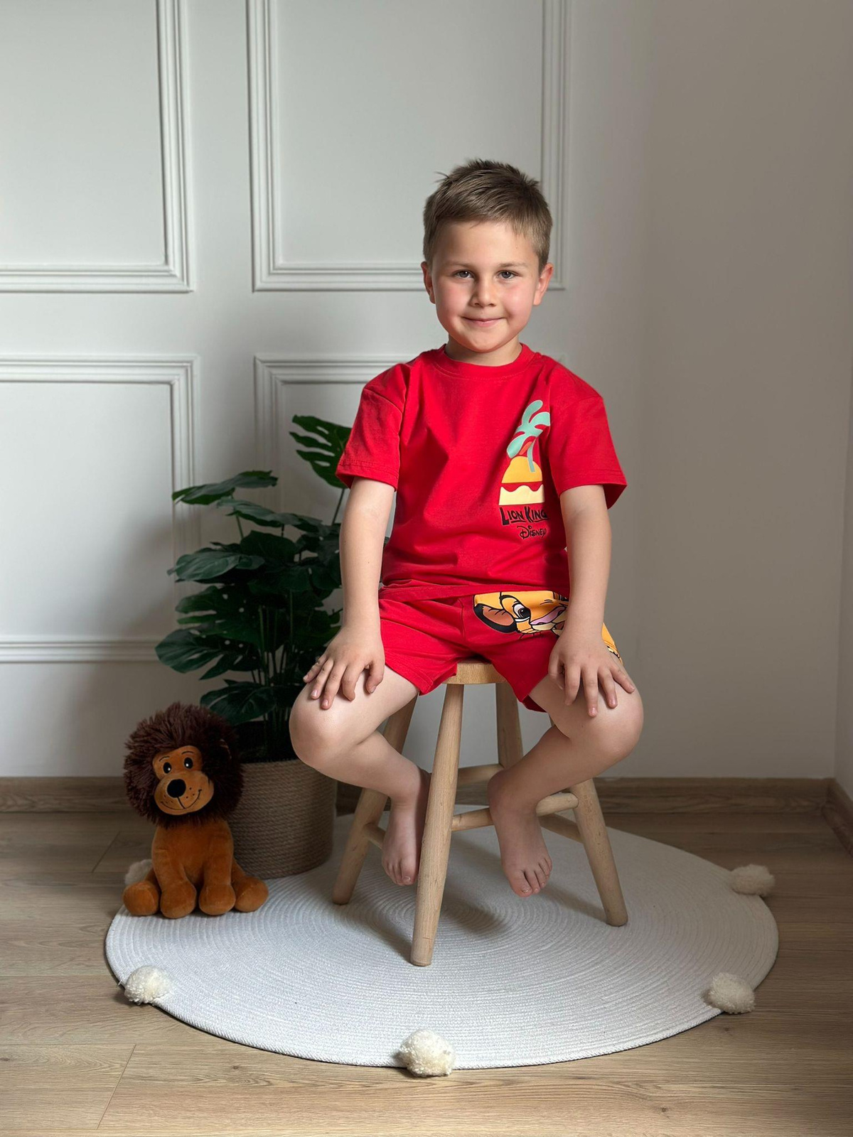 Keep Calm Lion King Şortlu Takım