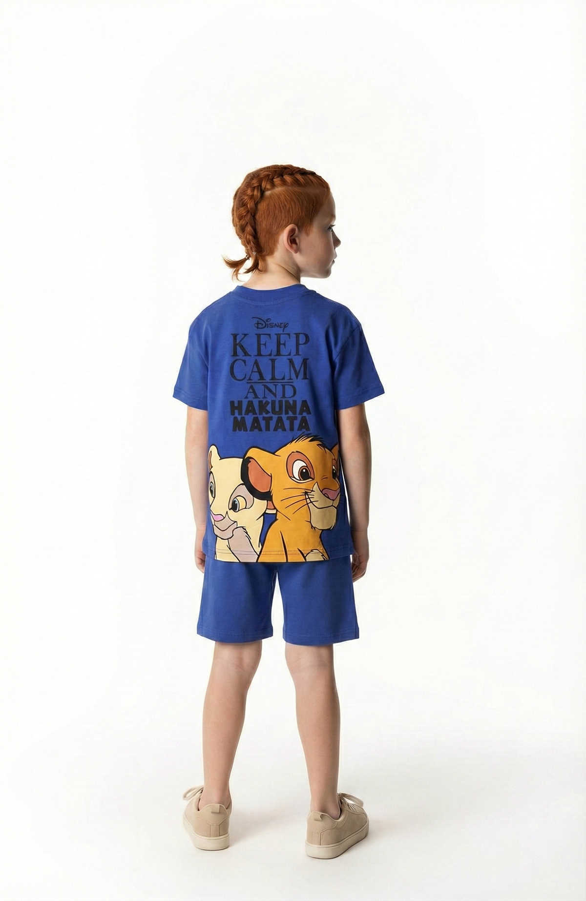 Keep Calm Lion King Şortlu Takım