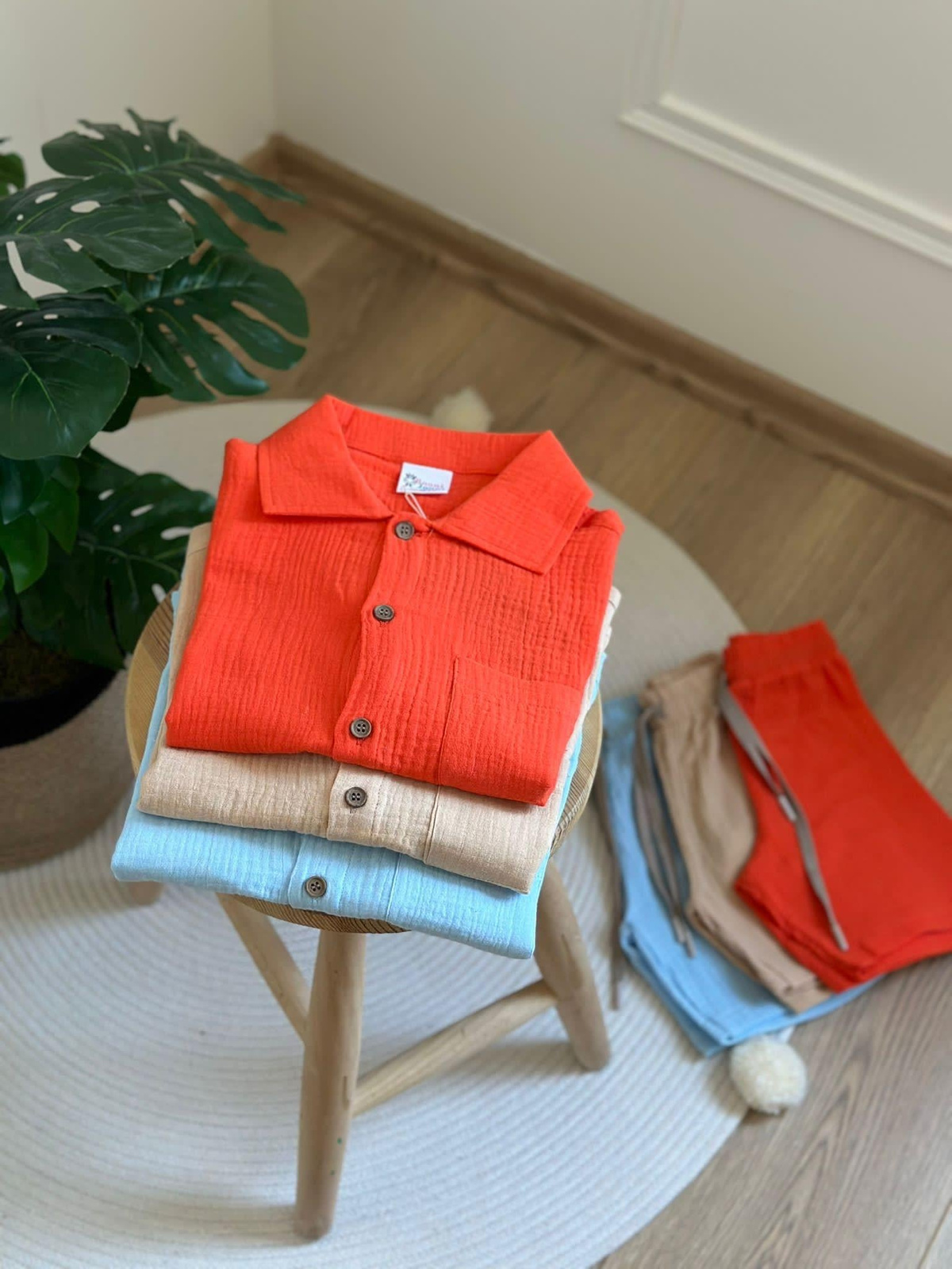 Keten Şortlu Takım