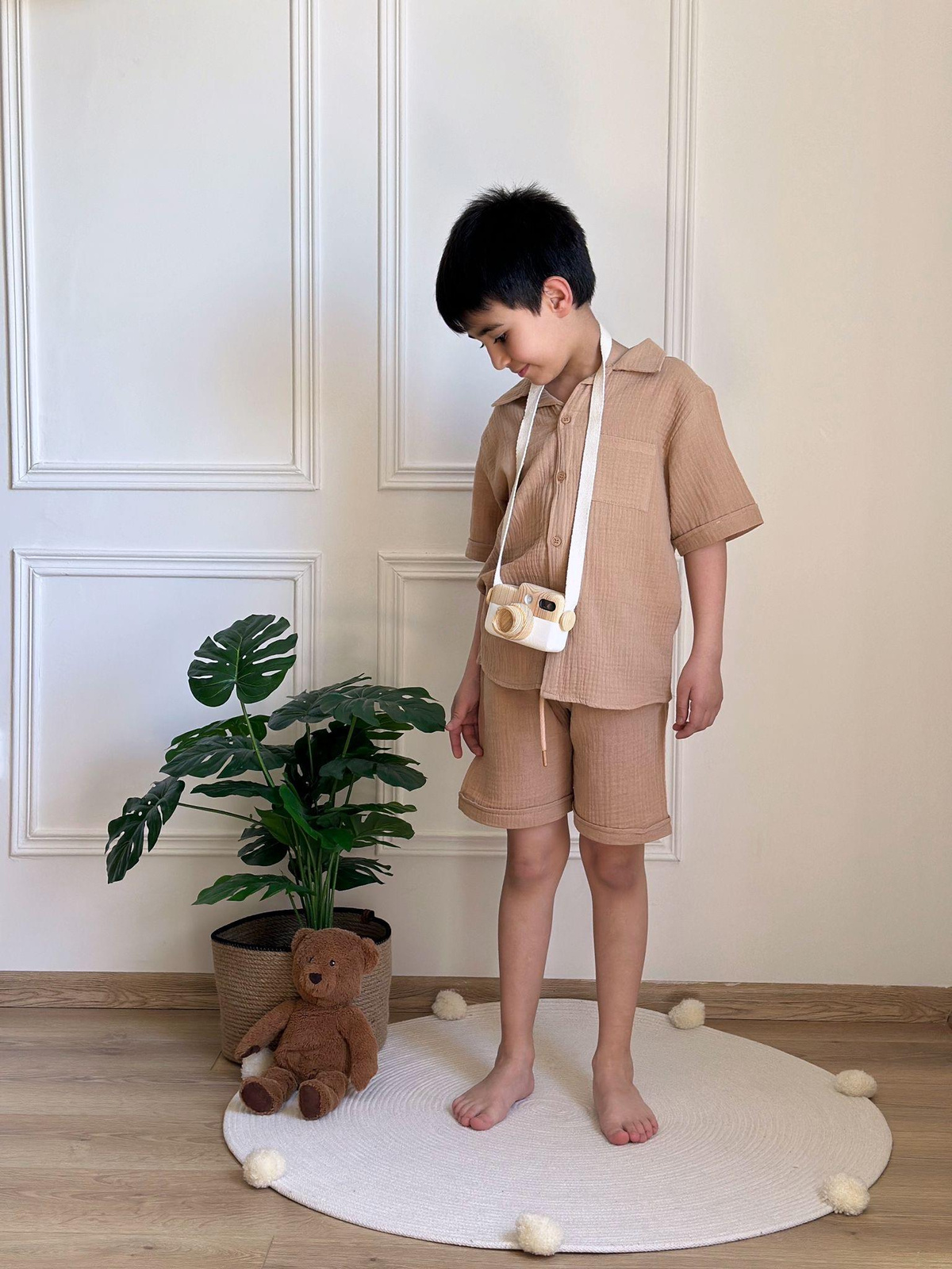 Keten Şortlu Takım