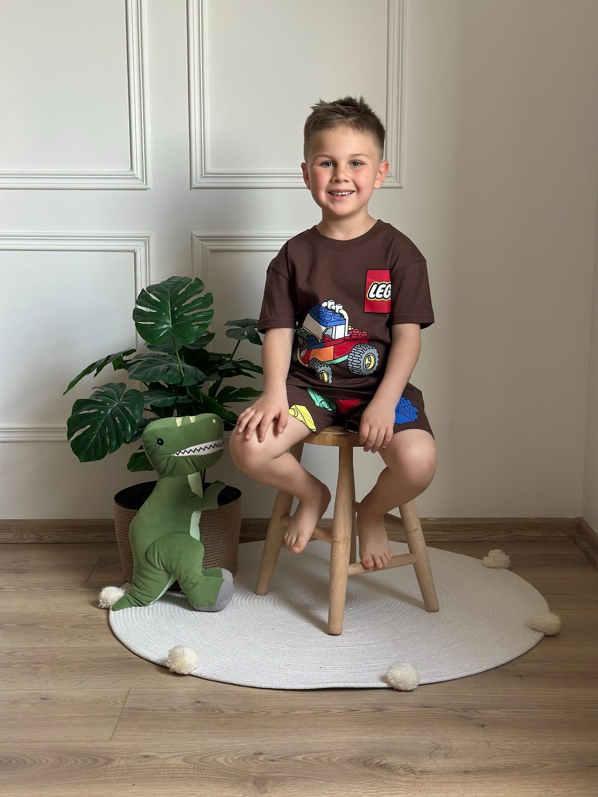 Lego Sırt Baskılı Şortlu Takım