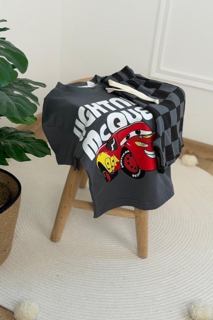 Lightning McQueen Şortlu Takım
