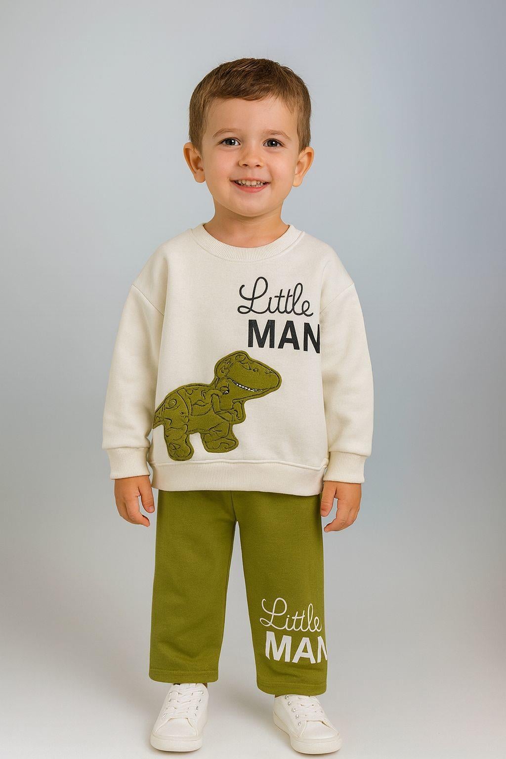 Little Man Baskılı Eşofman Takımı