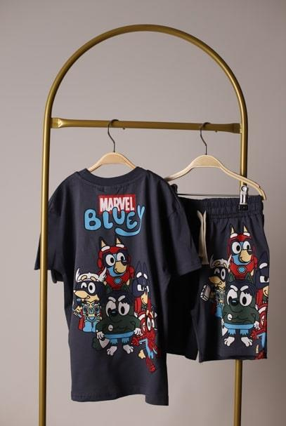 Marvel Bluey Şortlu Takım