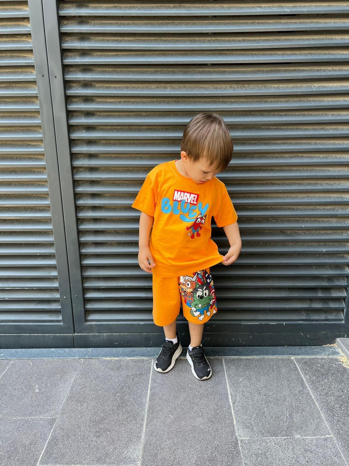 Marvel Bluey Şortlu Takım