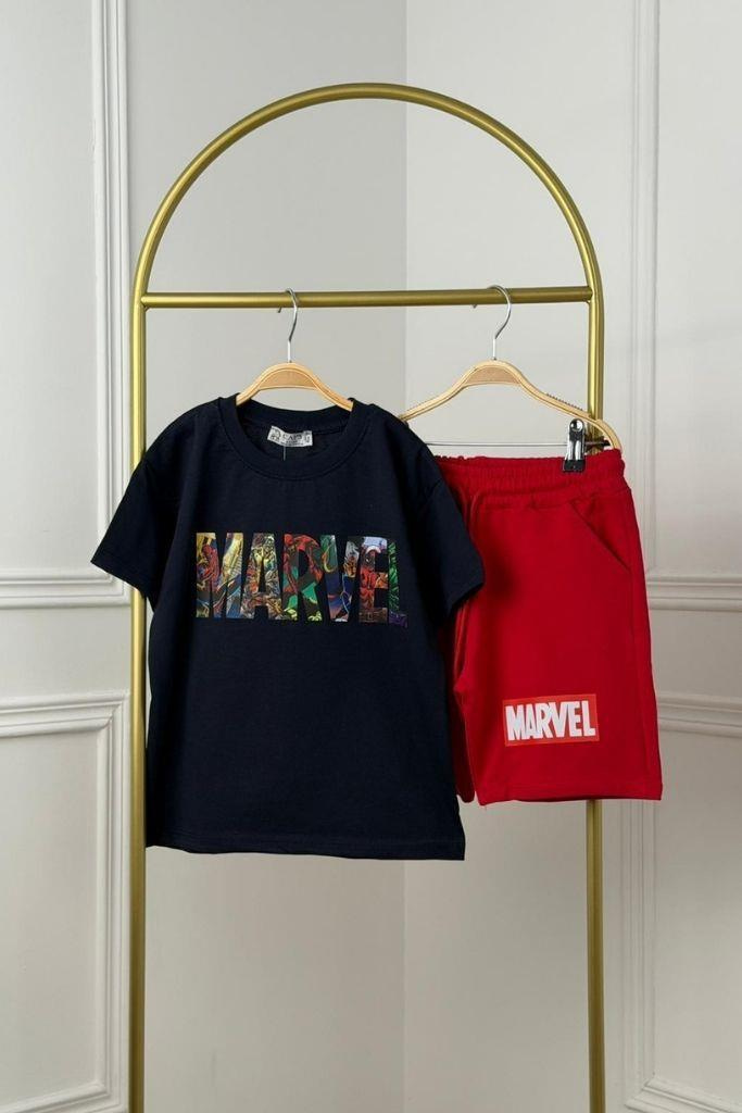 Marvel Heroes Şortlu Takım