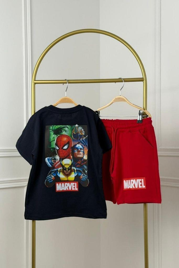 Marvel Heroes Şortlu Takım