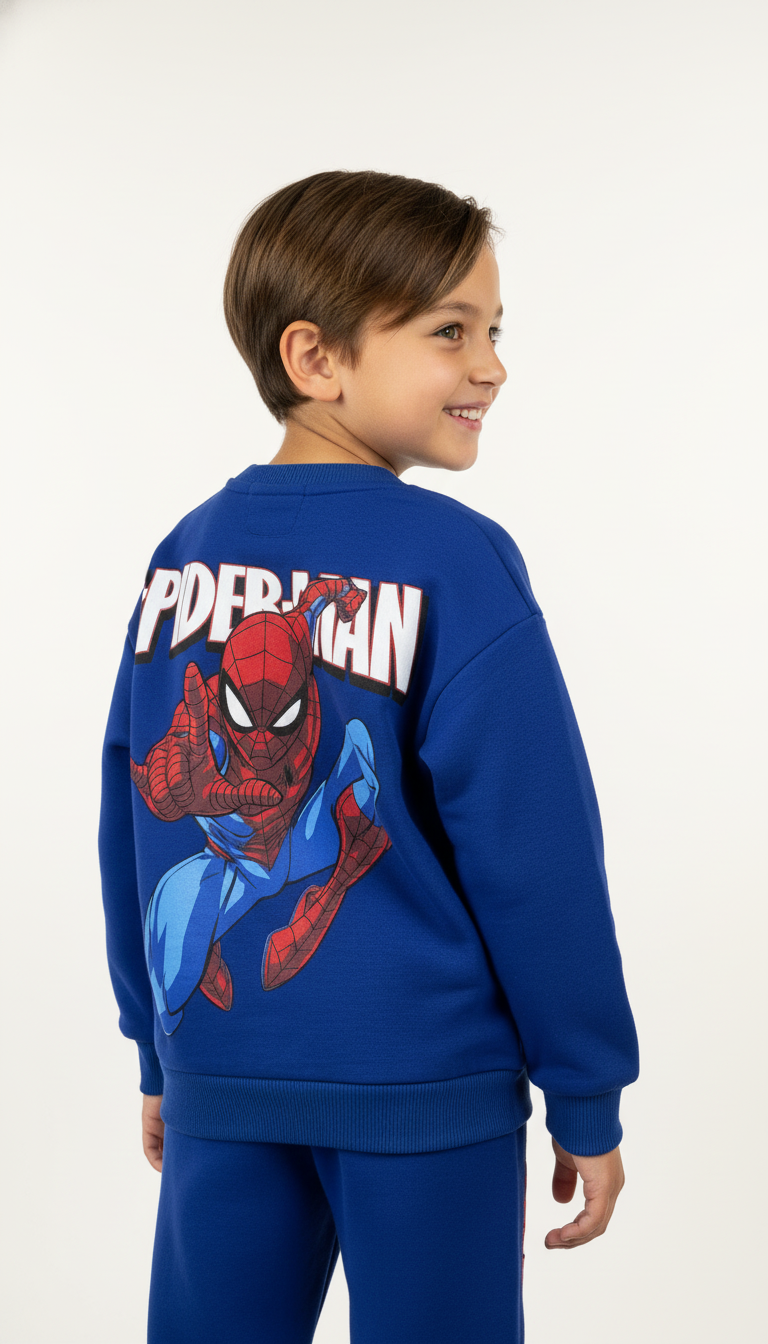 Marvel Spider Man Baskılı Eşofman Takımı