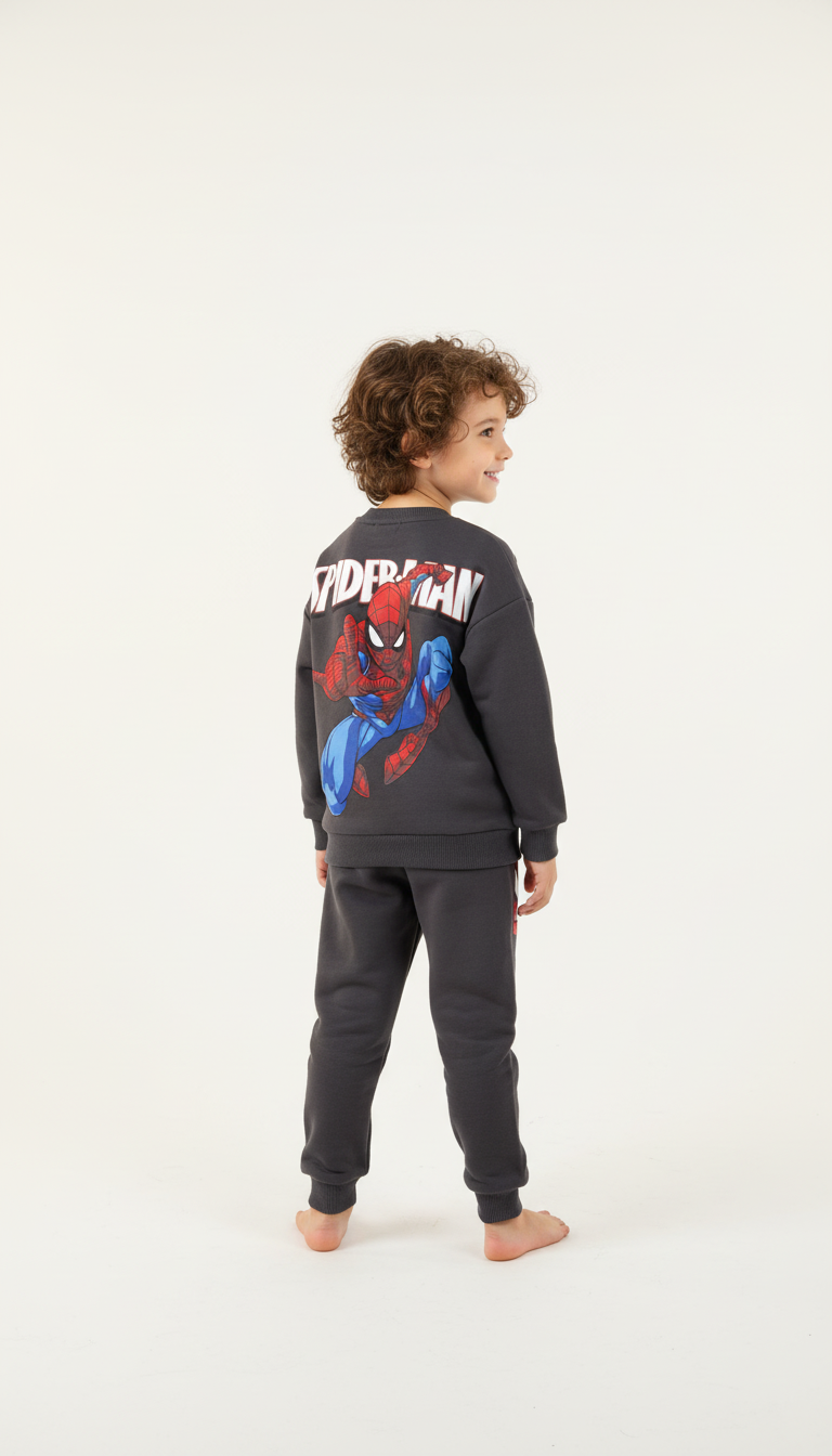 Marvel Spider Man Baskılı Eşofman Takımı