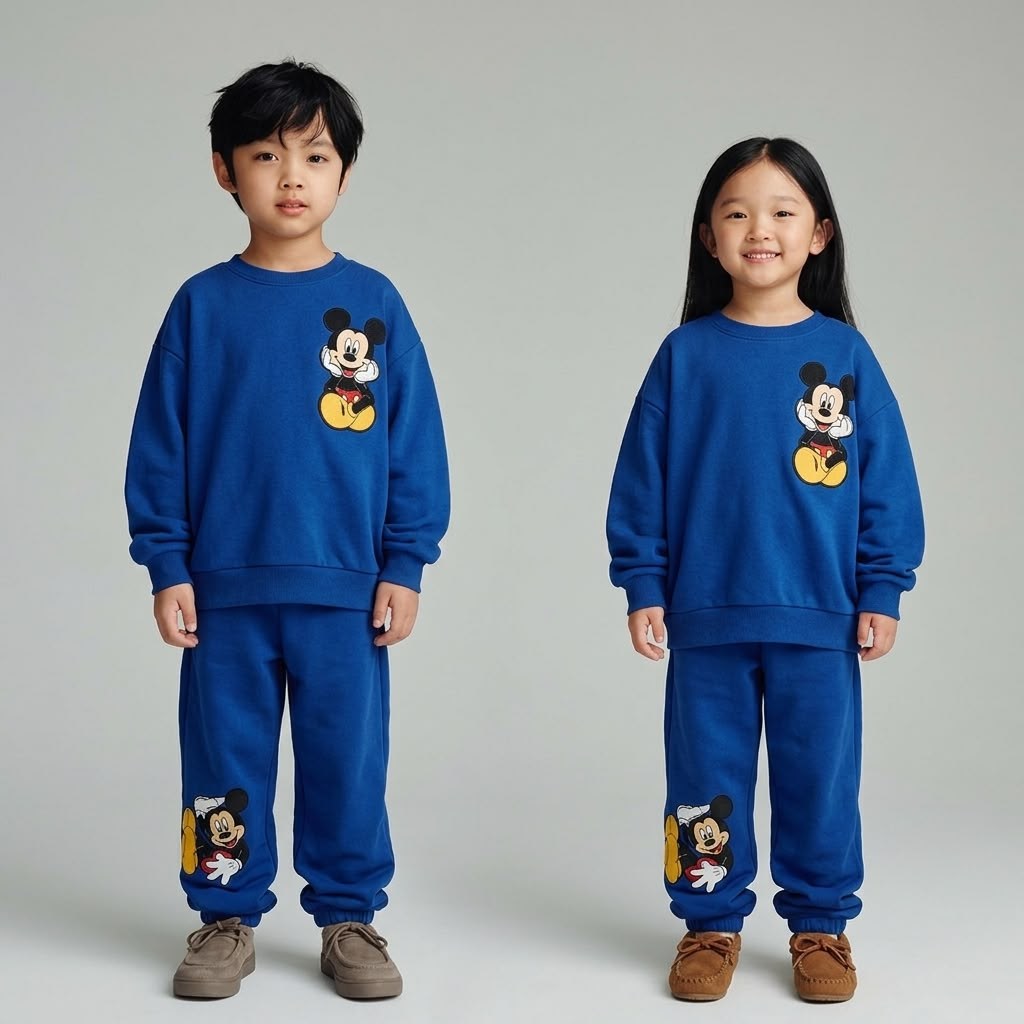 Mickey Mouse Disney Yüzüncü Yıl Baskılı Eşofman Takımı