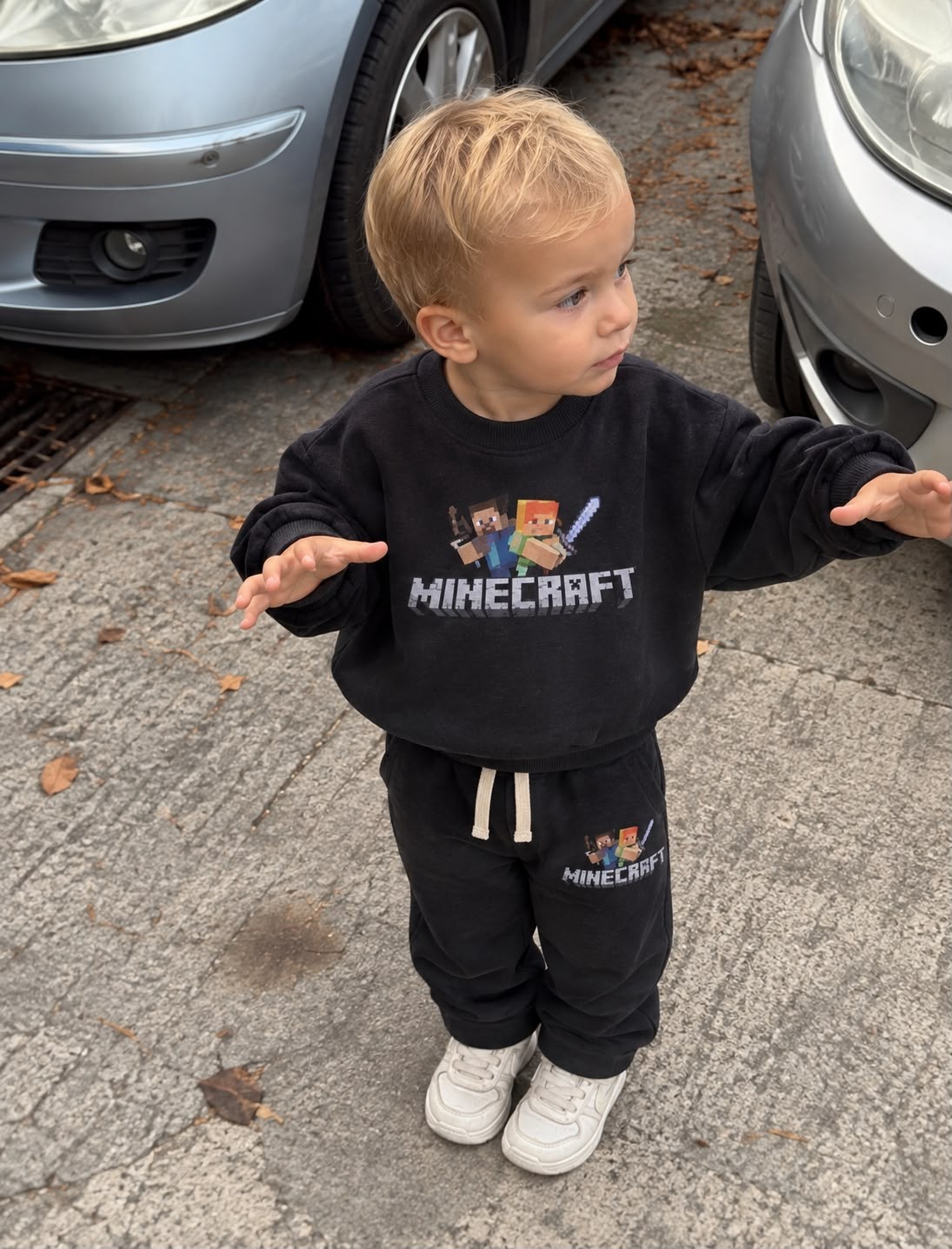 MineCraft Figür Baskılı Eşofman Takımı