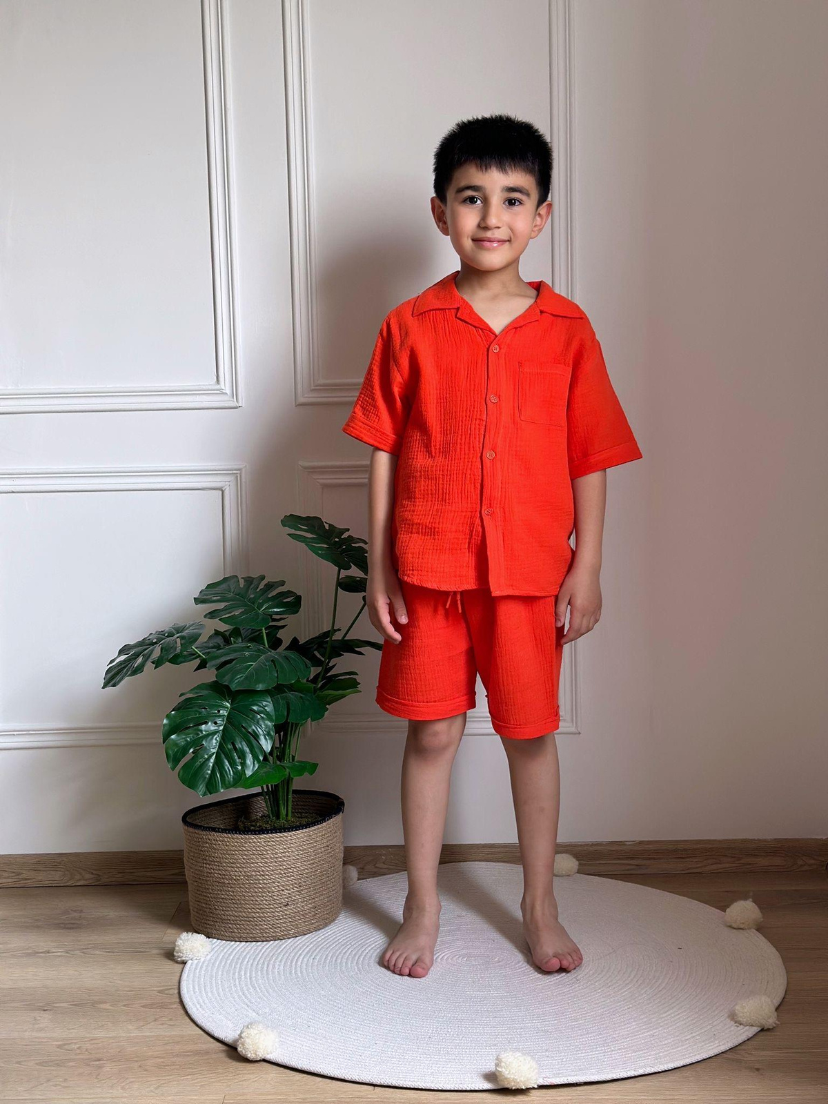 Müslin Şortlu Takım