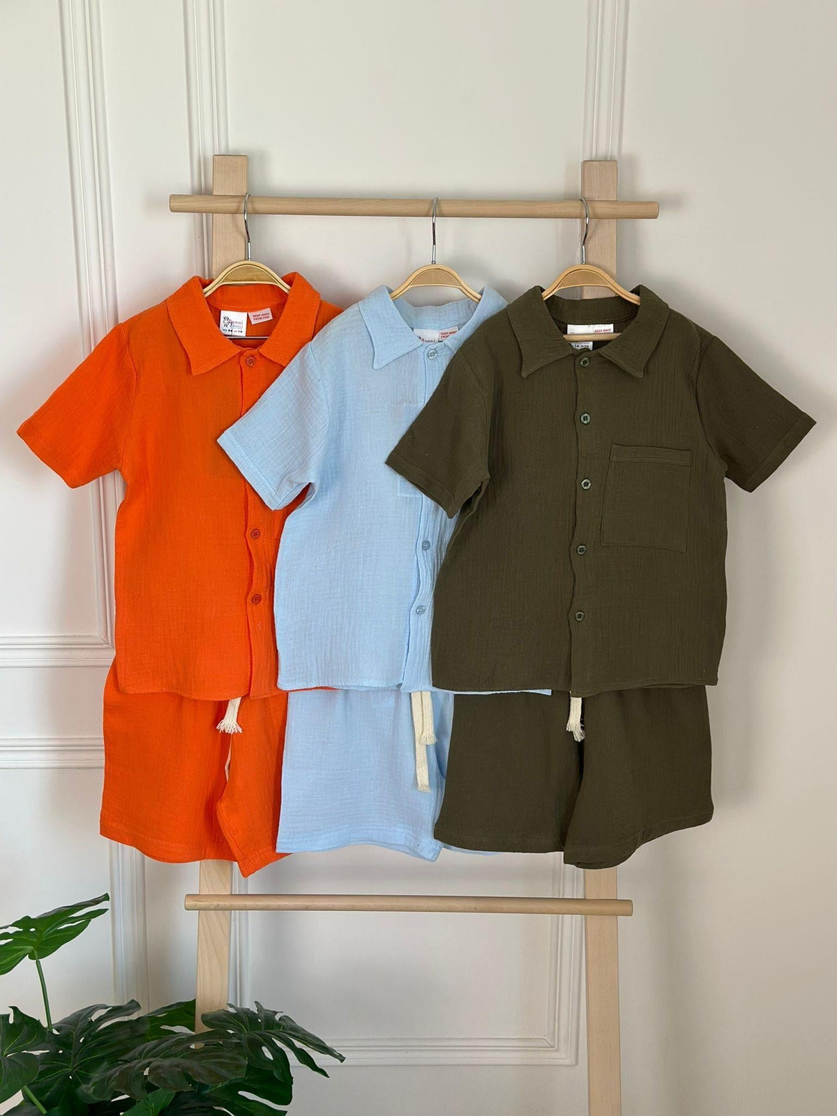 Müslin Şortlu Takım