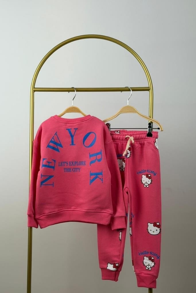 New York Hello Kitty Baskılı Eşofman Takımı