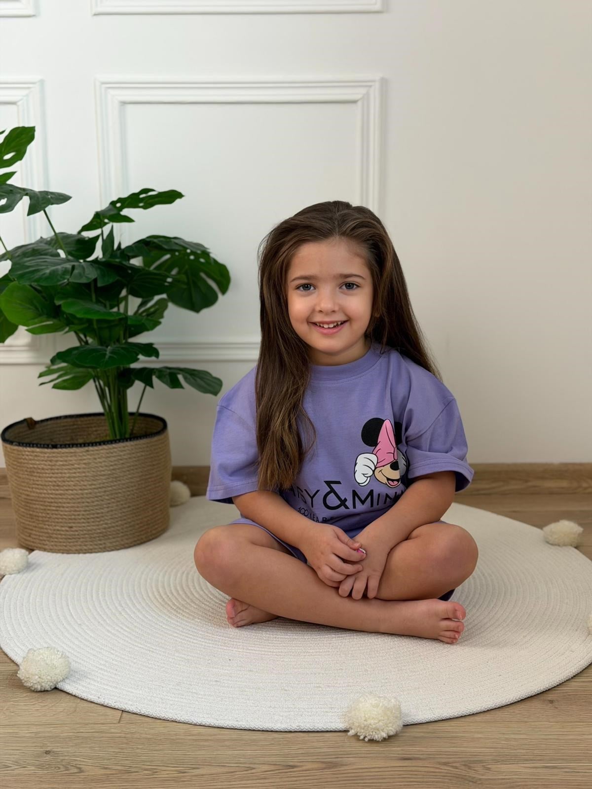 Sevimli Bluey Şortlu Takım