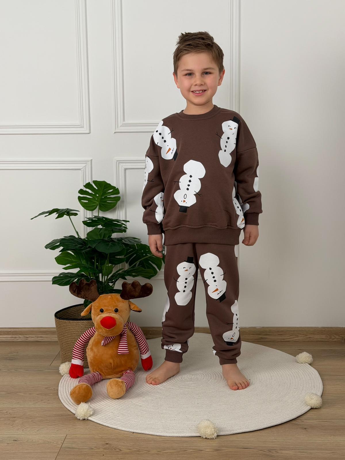 Snowman Baskılı Eşofman Takımı