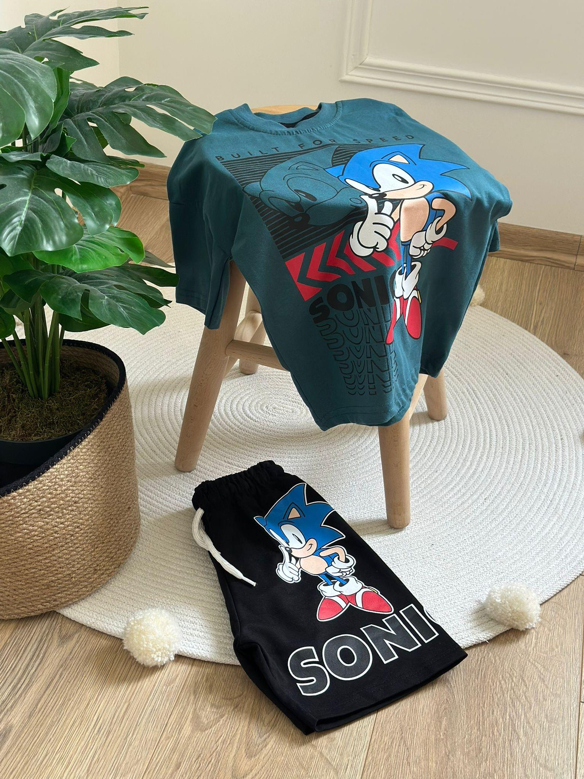 Sonic Şortlu Takım