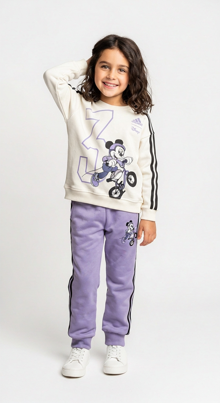 Spor Logolu Disney Eşofman Takımı