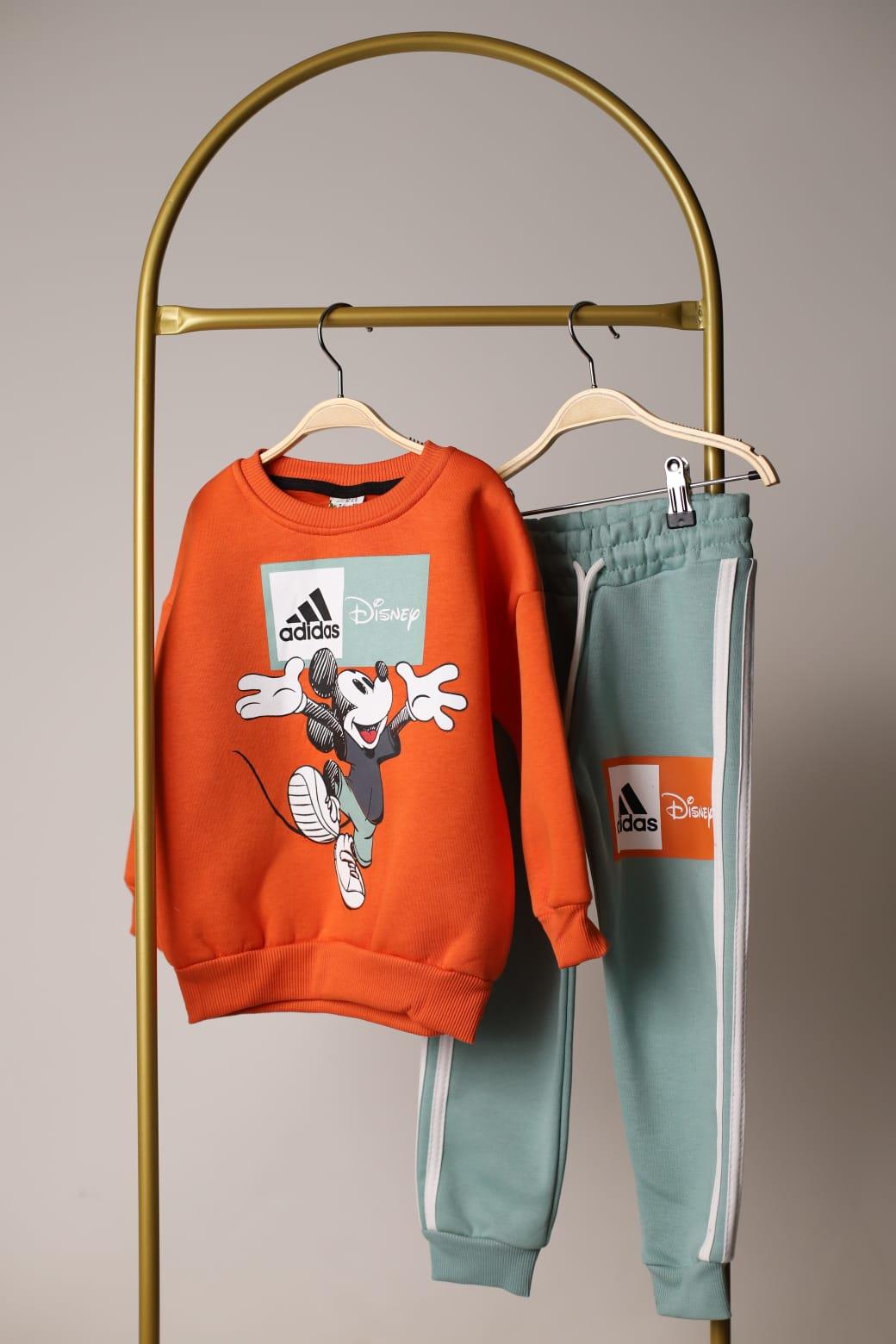 Sporcu Mickey Logo Detaylı Eşofman Takımı