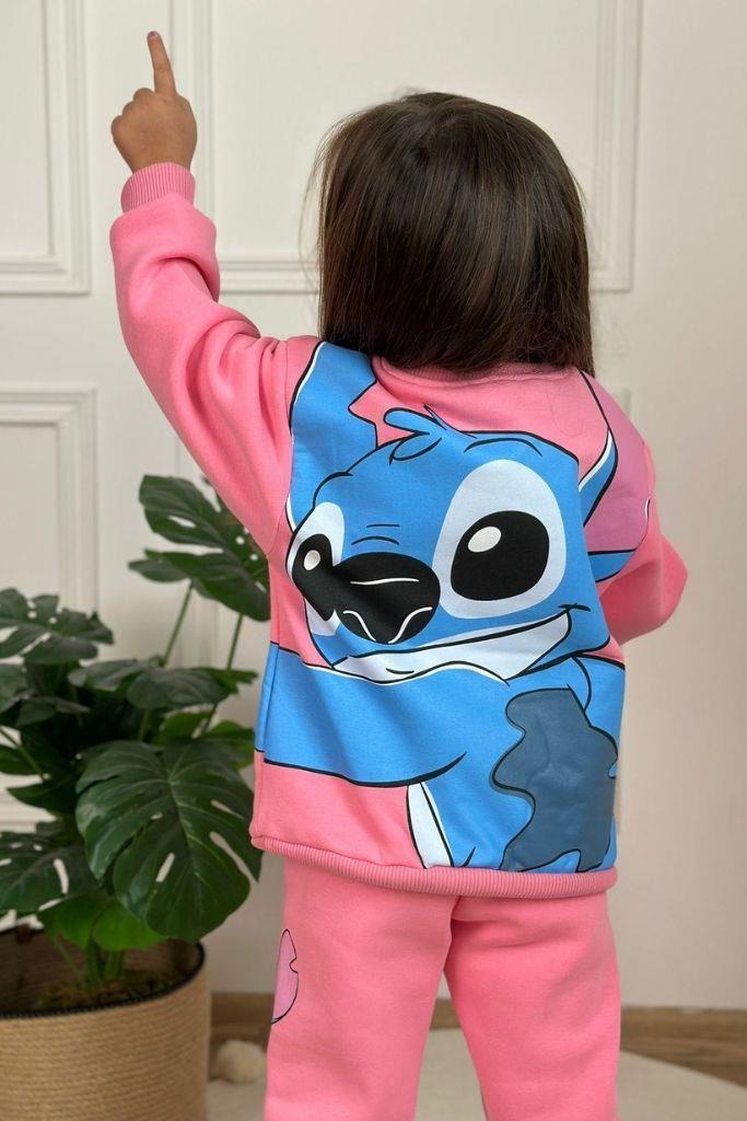 Stitch No Bad Days Baskılı Eşofman Takımı