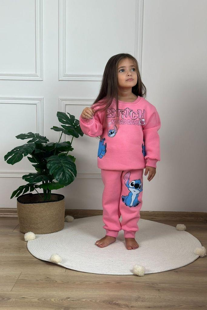 Stitch No Bad Days Baskılı Eşofman Takımı