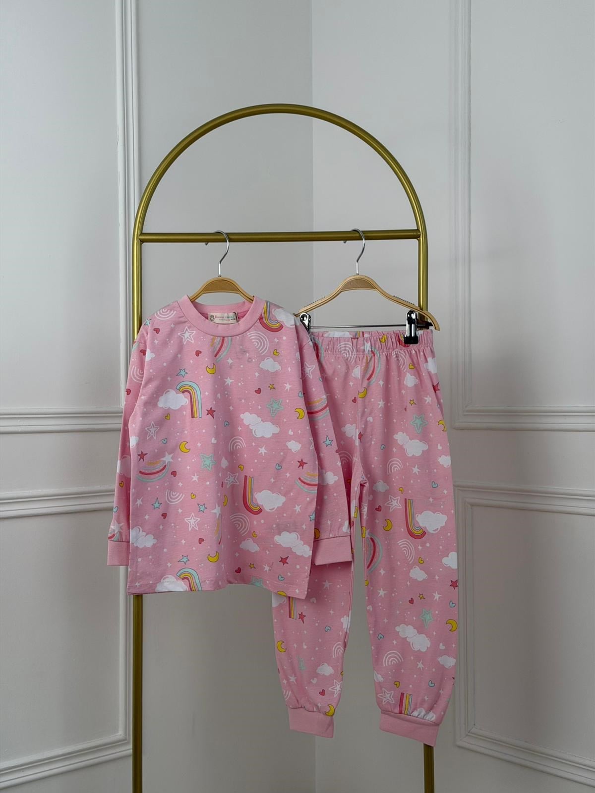Yıldız Baskılı Pijama Takımı