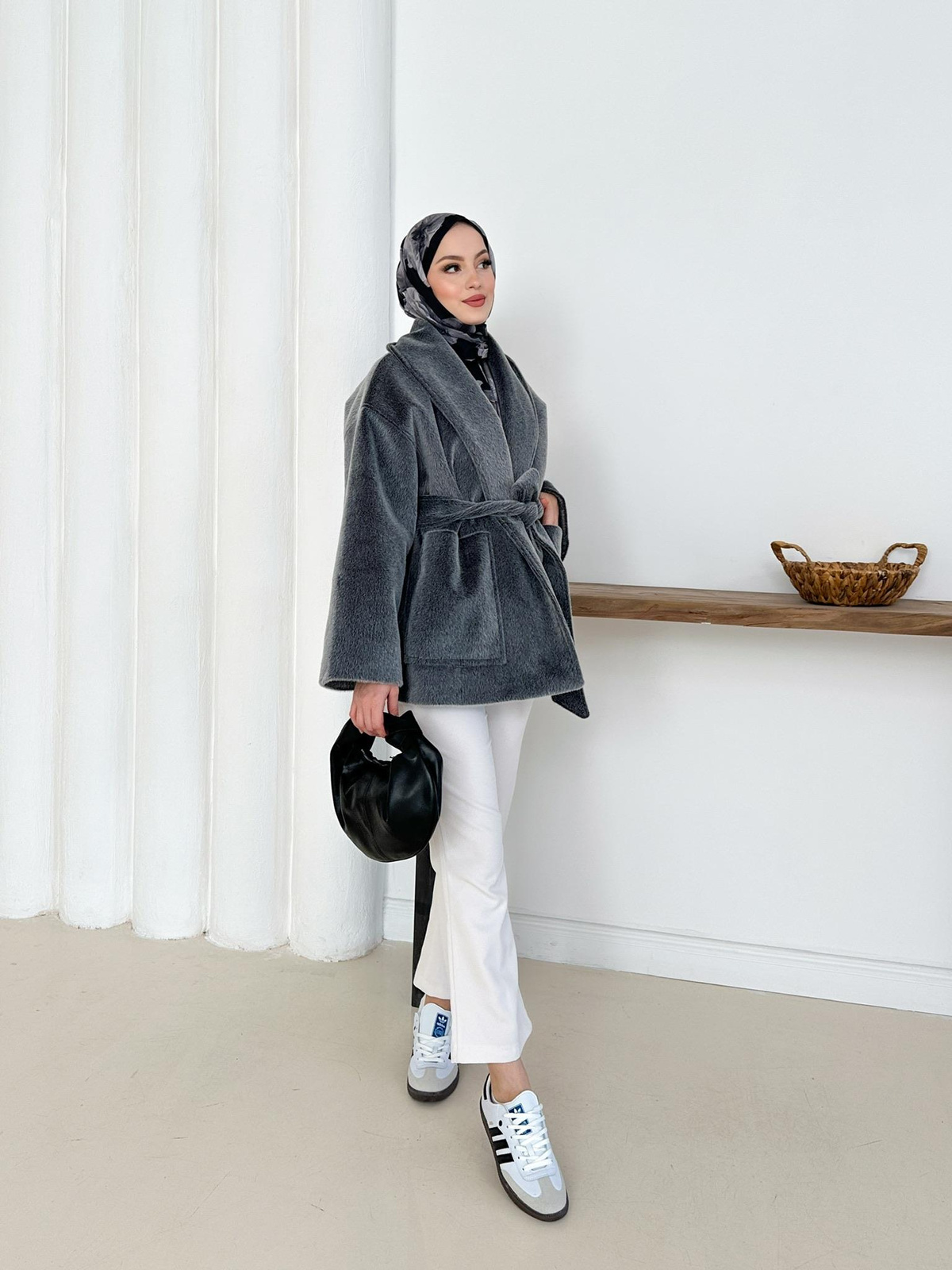 Chiara Peluş Kaban - Gri
