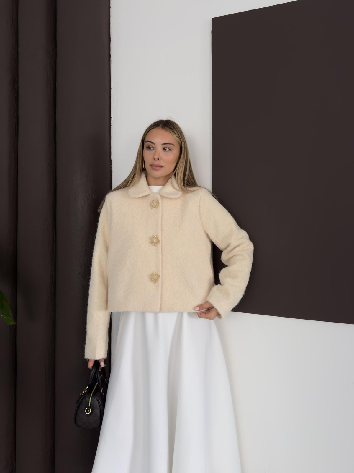 Flora Ceket - Bej
