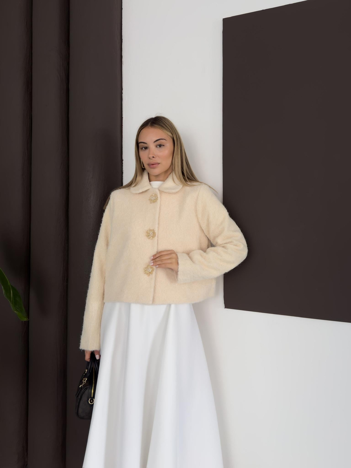 Flora Ceket - Bej