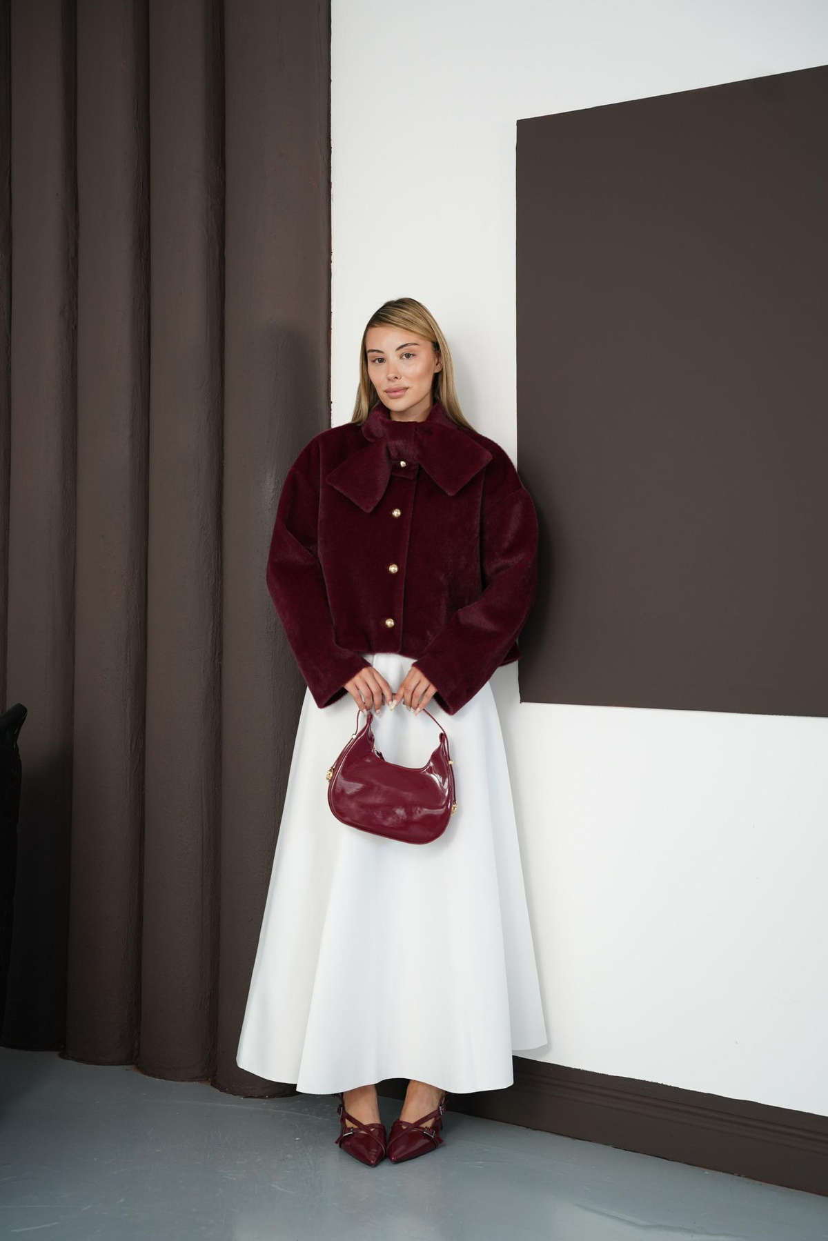 Lyra Kürk - Bordo