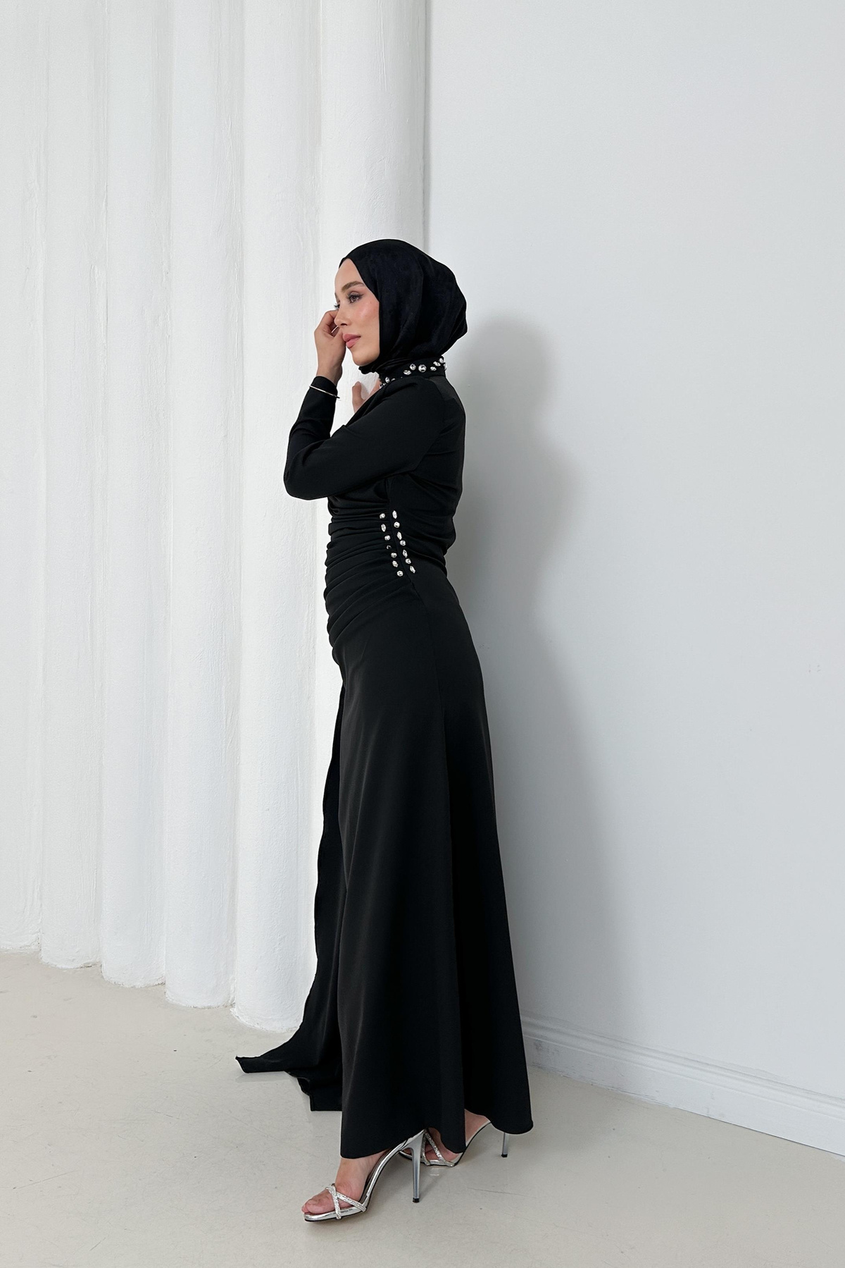 Violet Elbise - Siyah