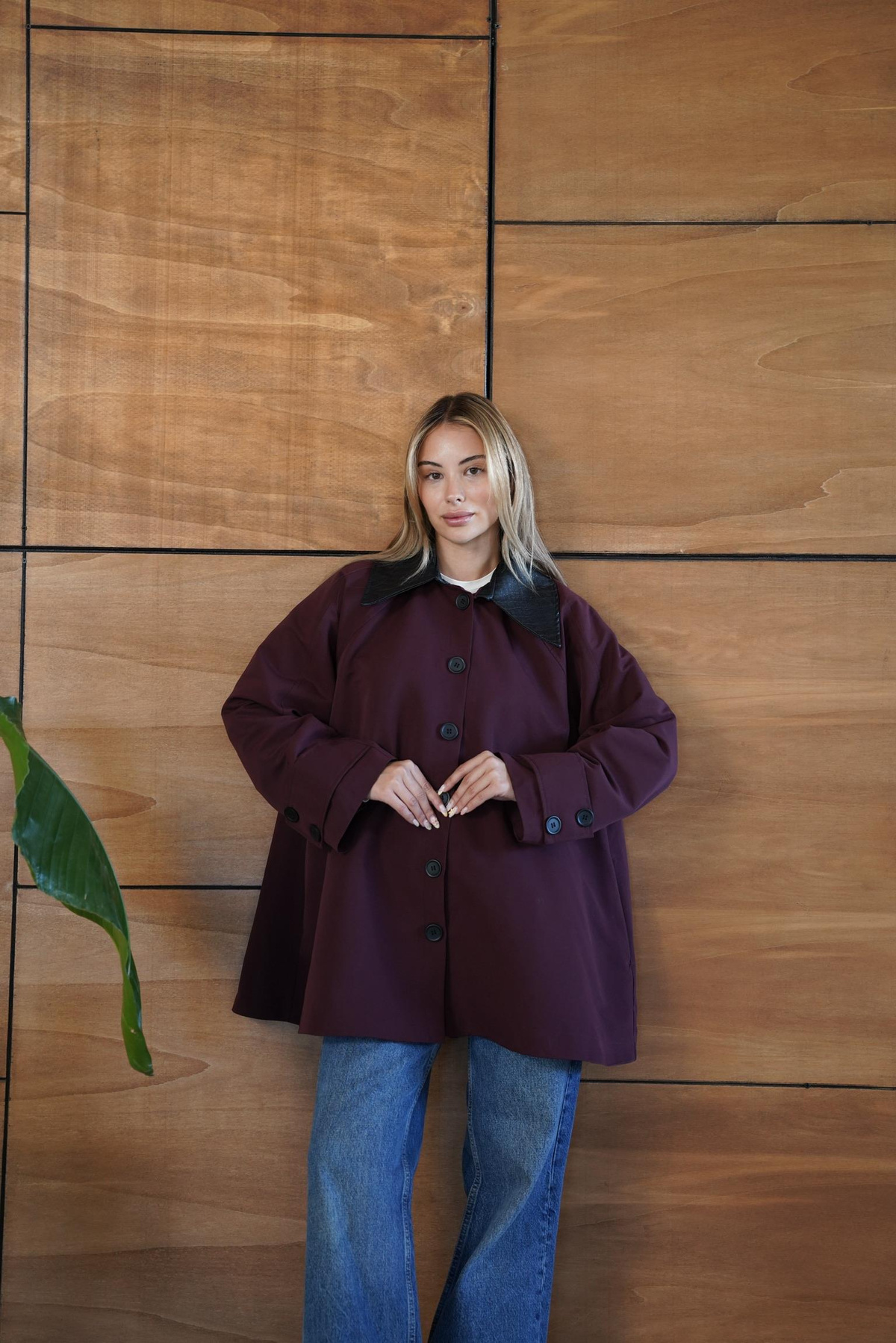 Arya Trench - Bordo
