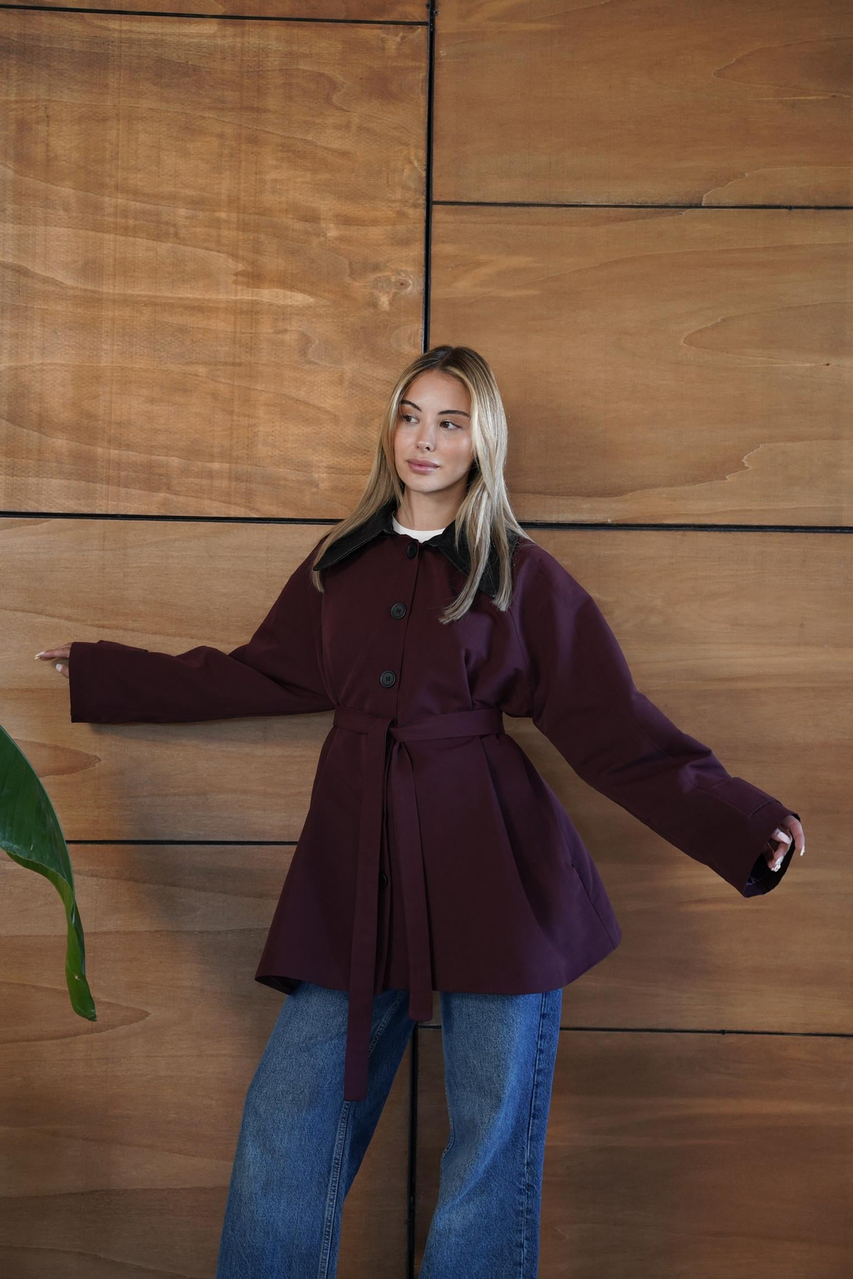Arya Trench - Bordo