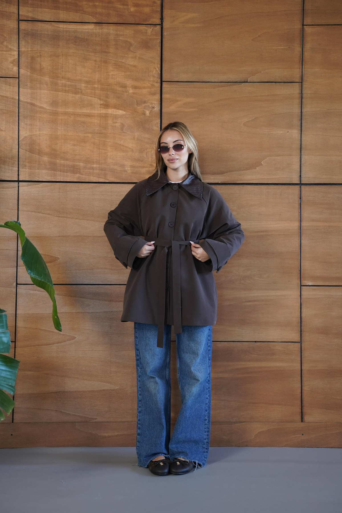 Arya Trench - Kahverengi