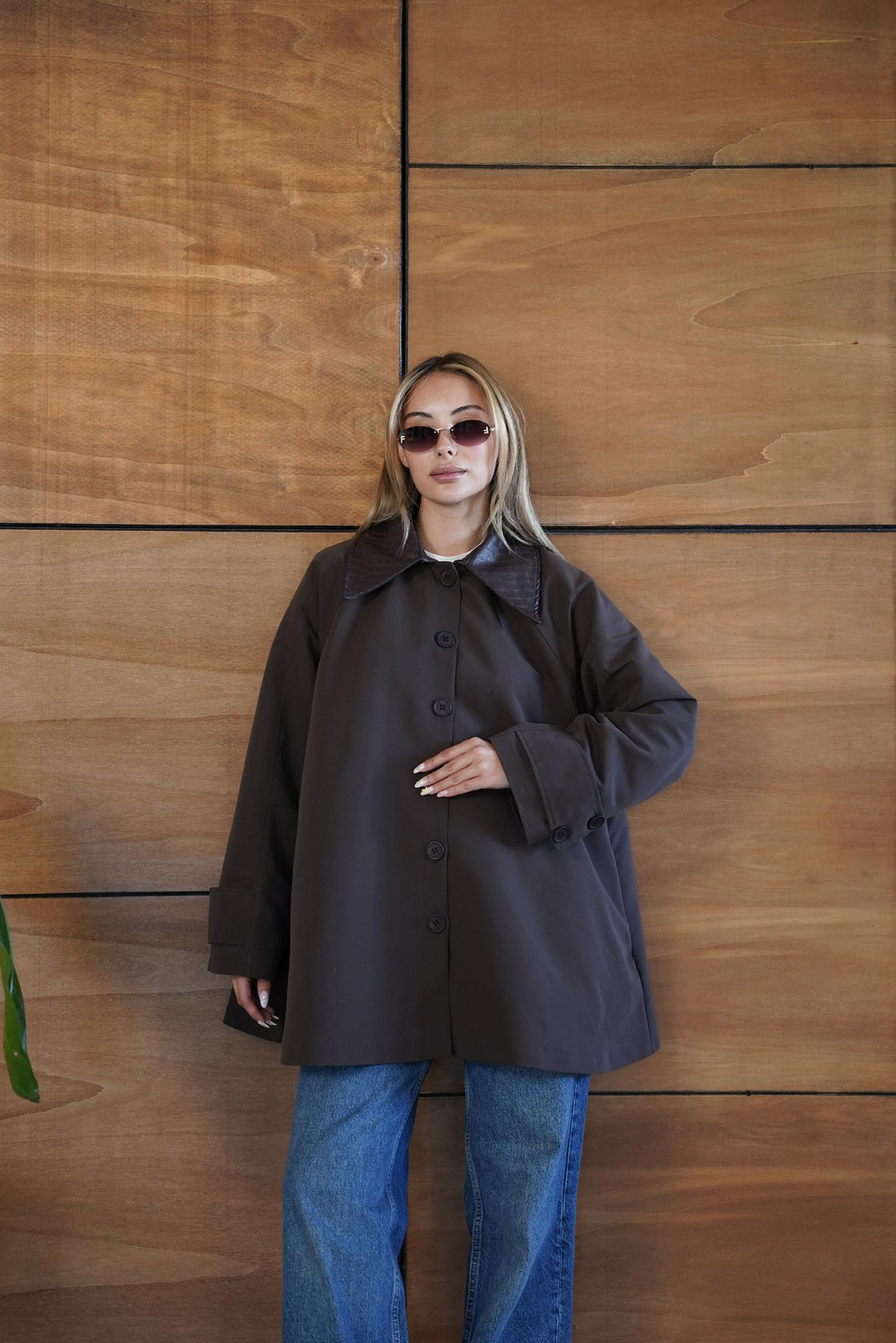 Arya Trench - Kahverengi