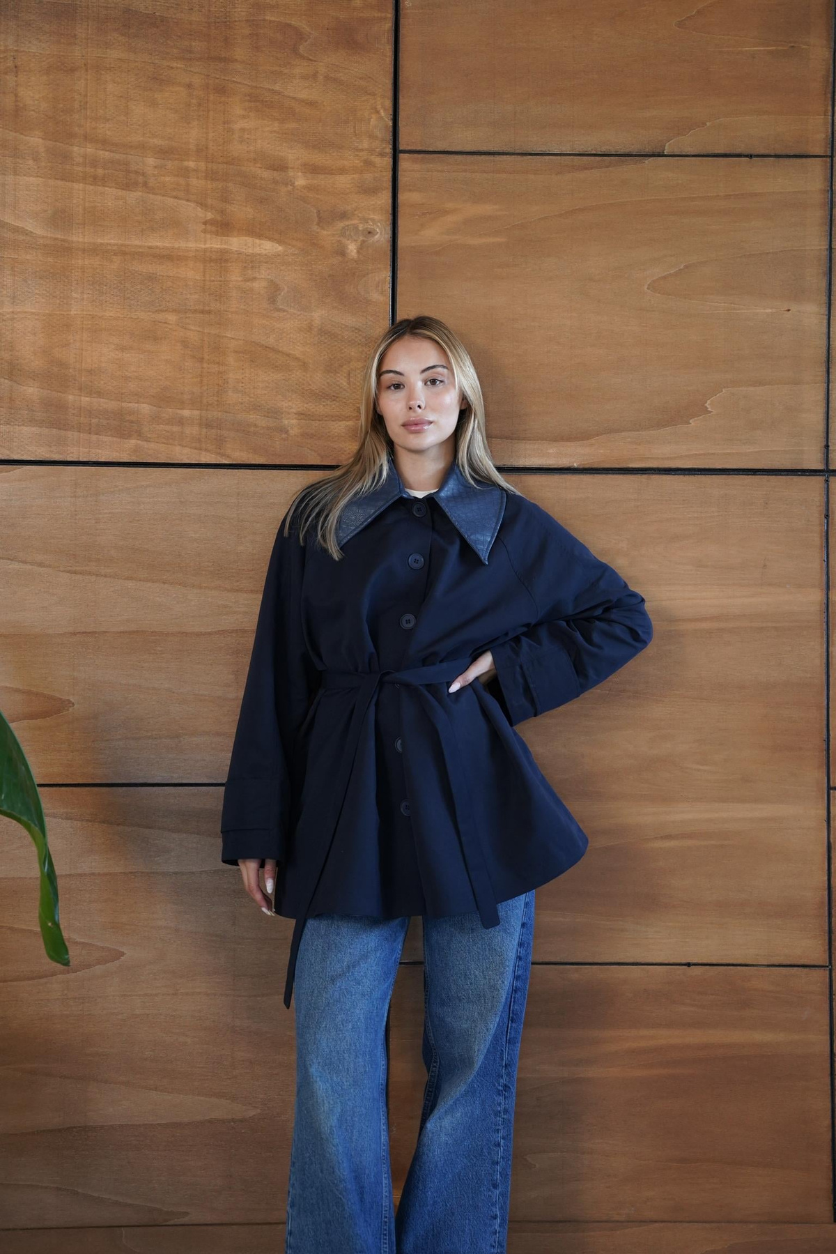 Arya Trench - Lacivert