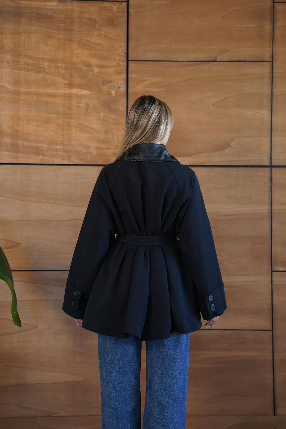Arya Trench - Siyah