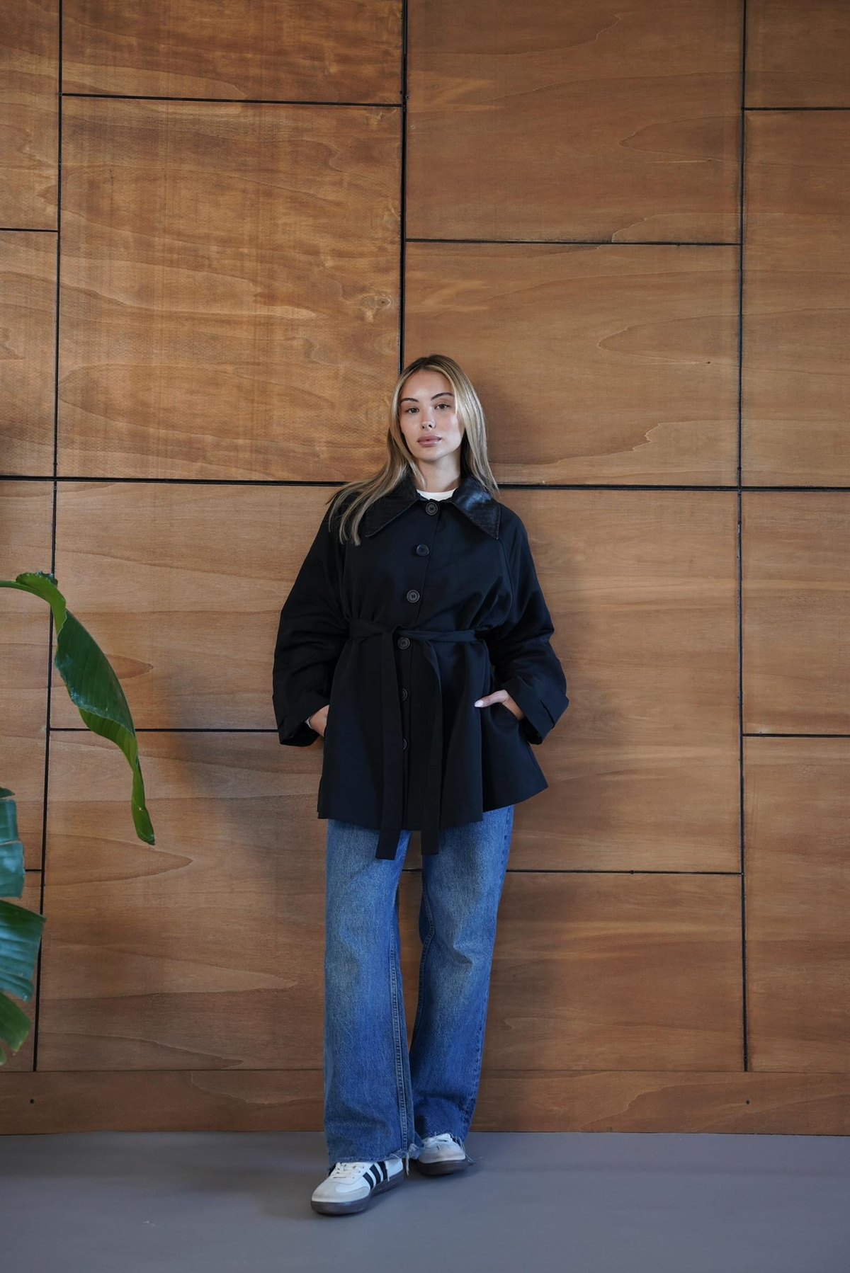 Arya Trench - Siyah