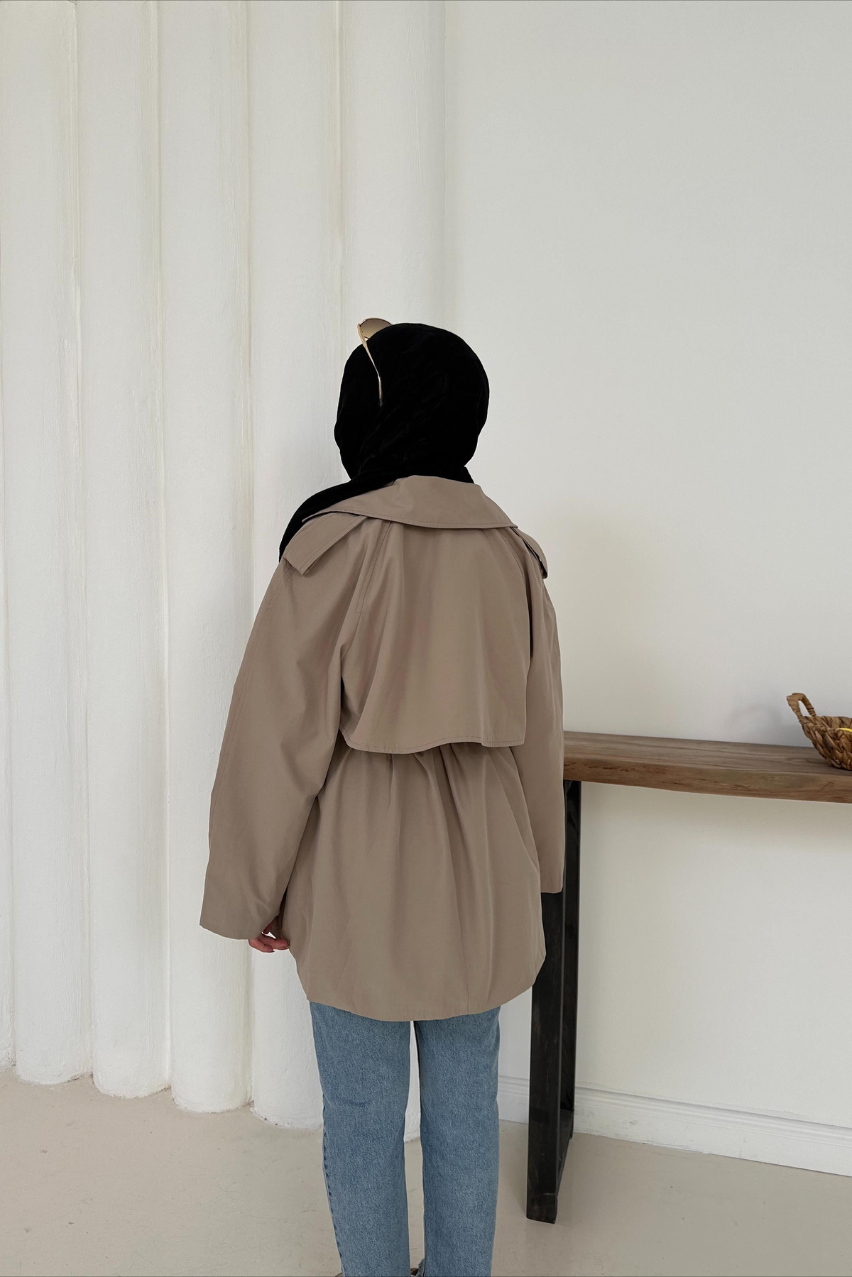 Carmen Trench - Taş Rengi