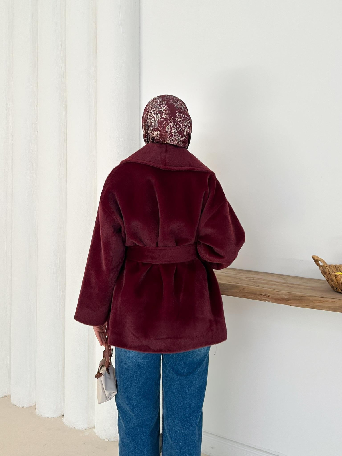 Chiara Peluş Kaban - Bordo