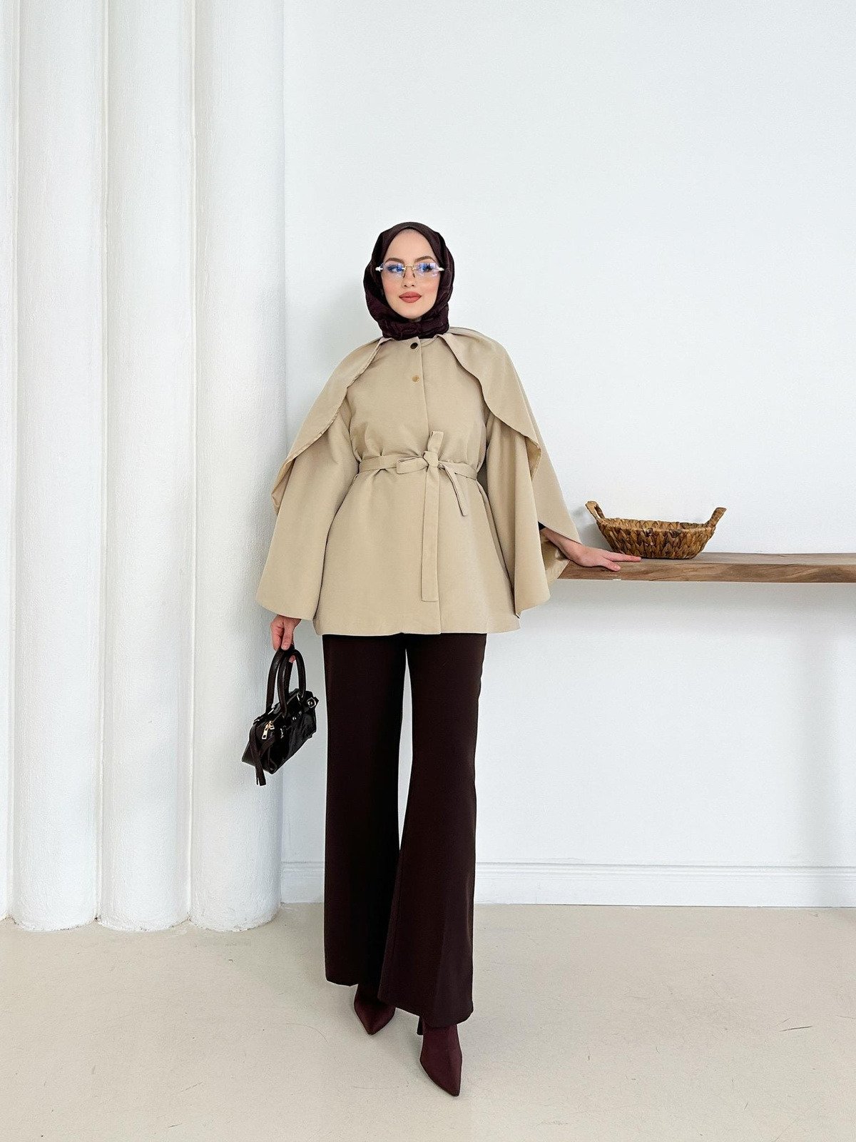 Monaco Pelerin Trench - Bej