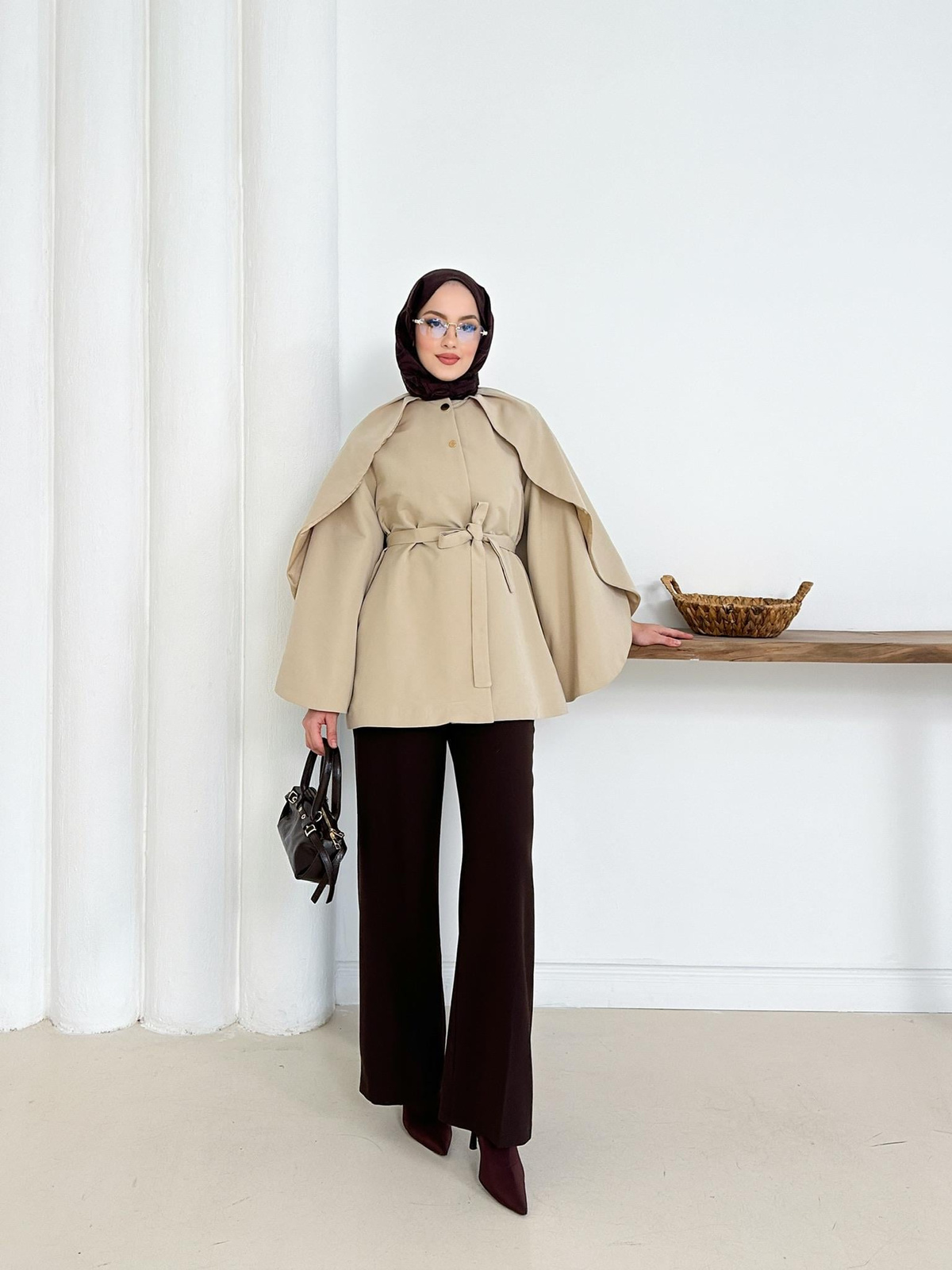 Monaco Pelerin Trench - Bej