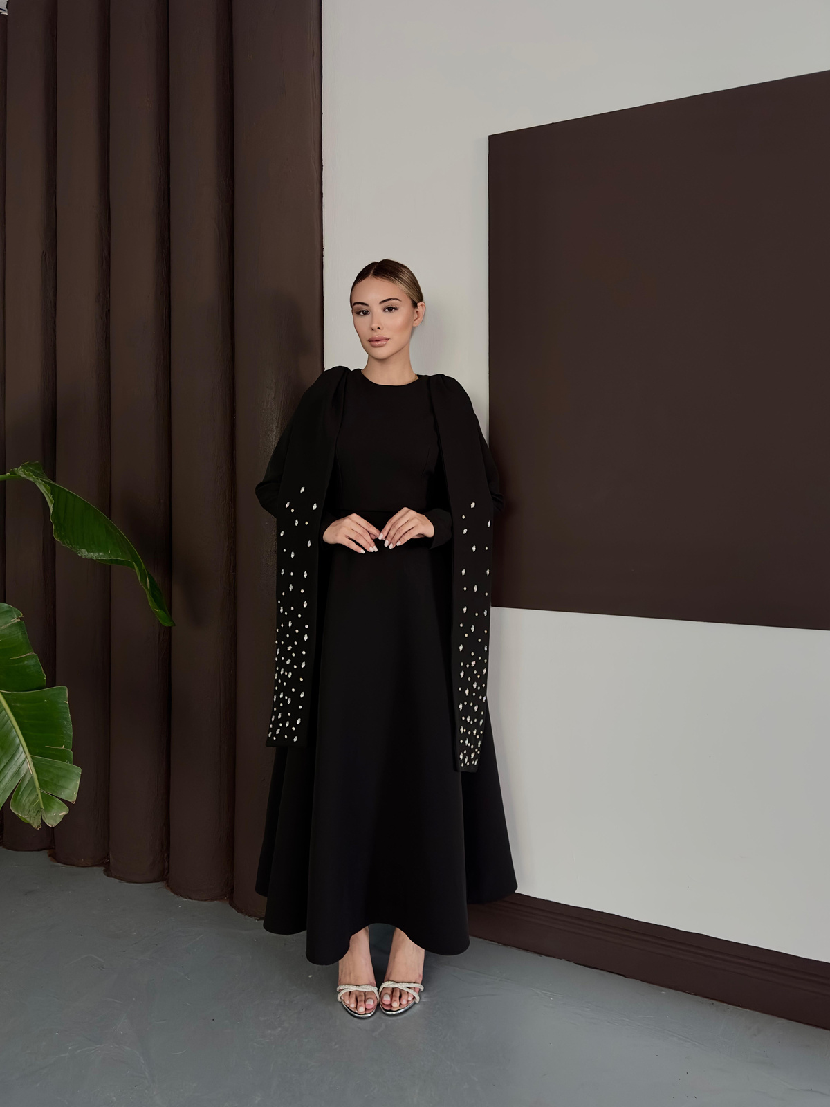 Nisva Elbise - Siyah
