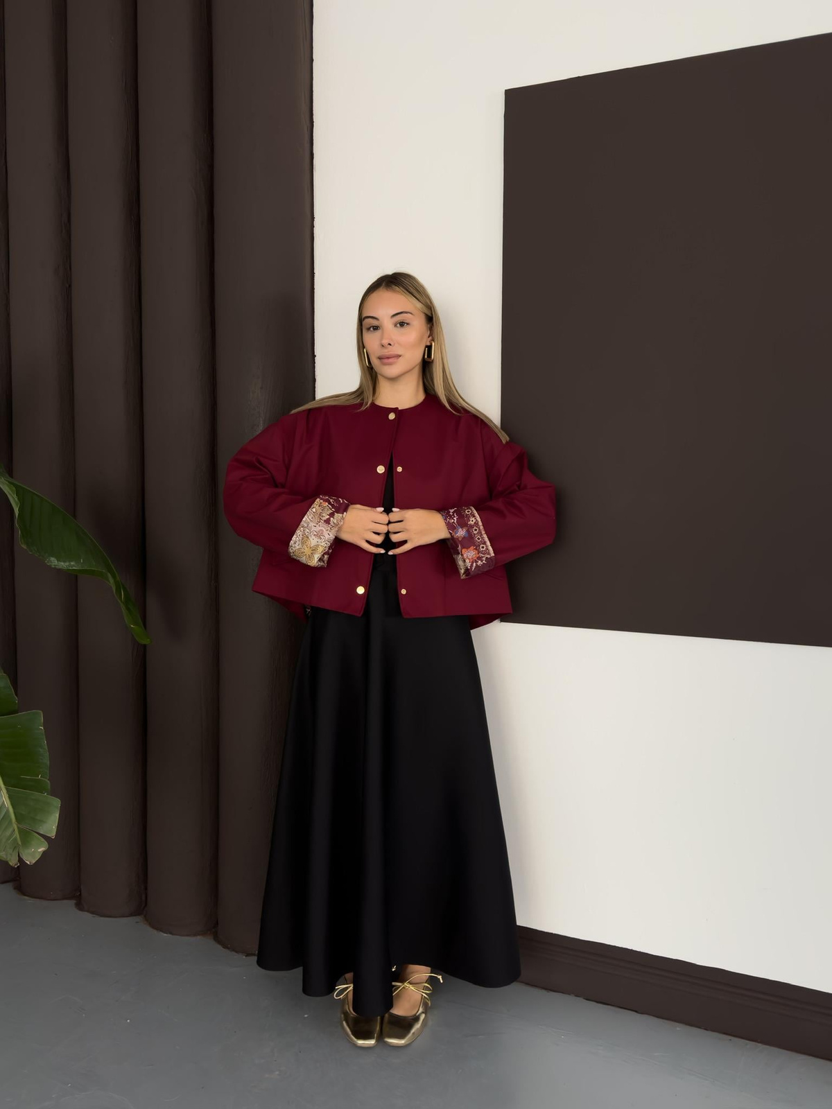 Riry Ceket - Bordo