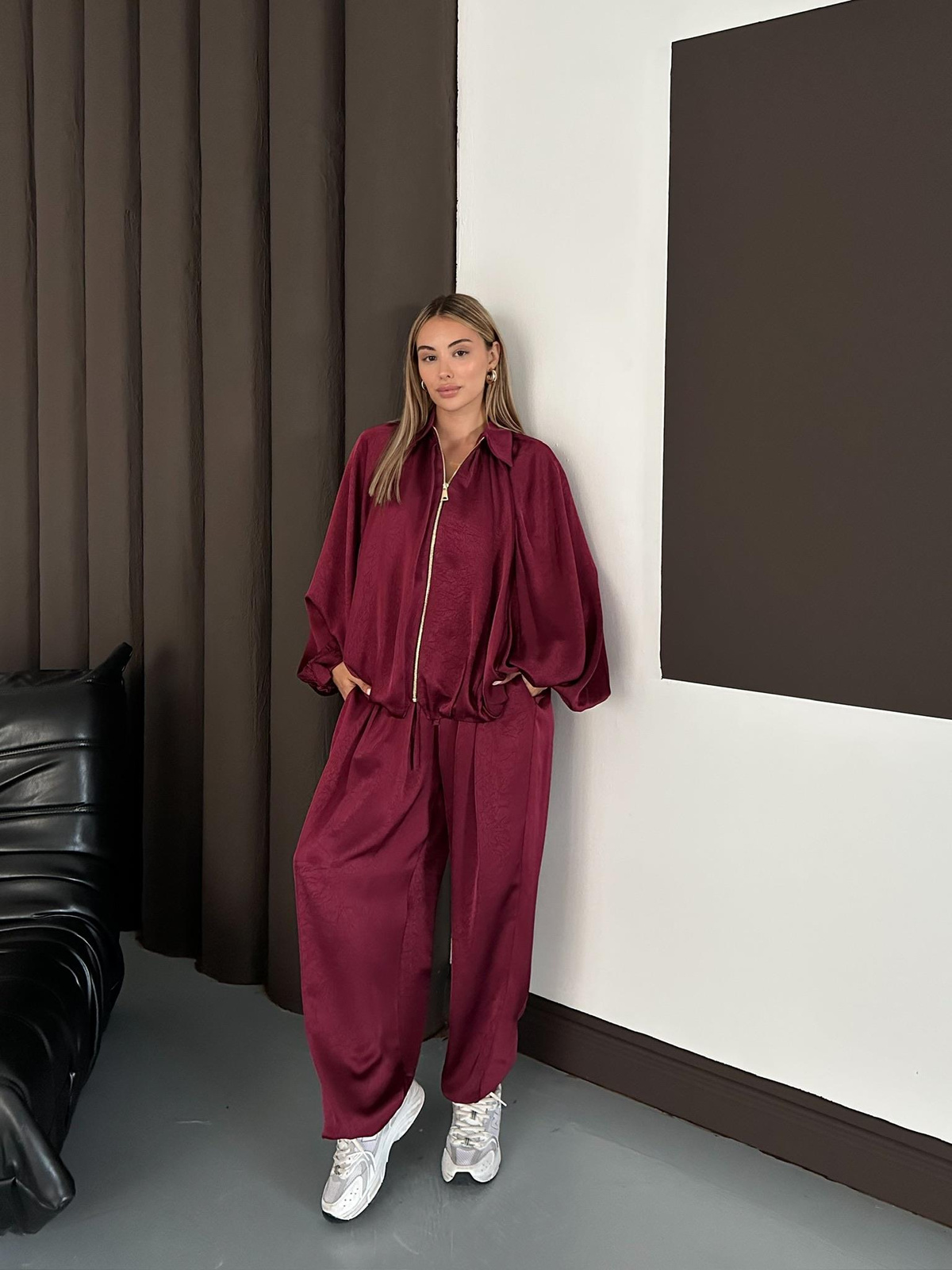 Vargas Yarasa Alt Üst Takım - Bordo