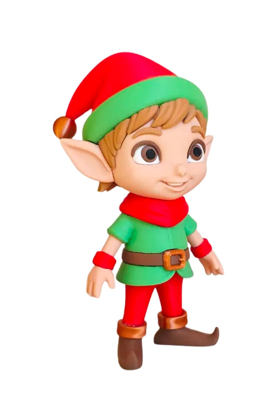 Noel Elf  3d Karakter Pasta Süsü